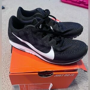 Nike Air Zoom Streak 7 Black and White racing flats running track shoes 6.5